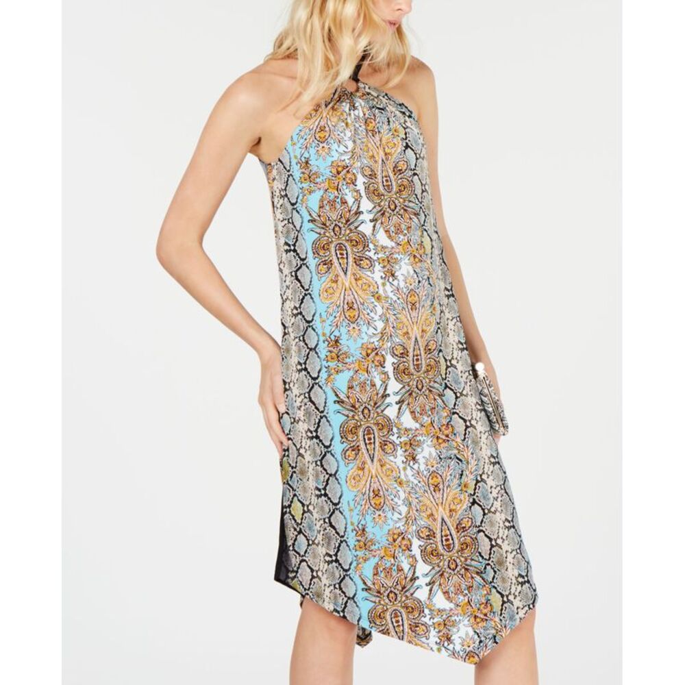 Ring Neck Halter Dress